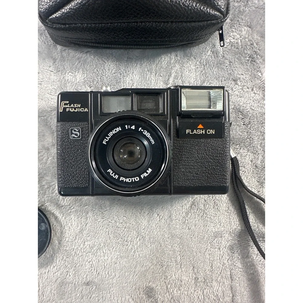 Vintage Flash Fujica S 35mm Film Camera Fujinon 38mm f/4 Lens (PARTS ONLY)